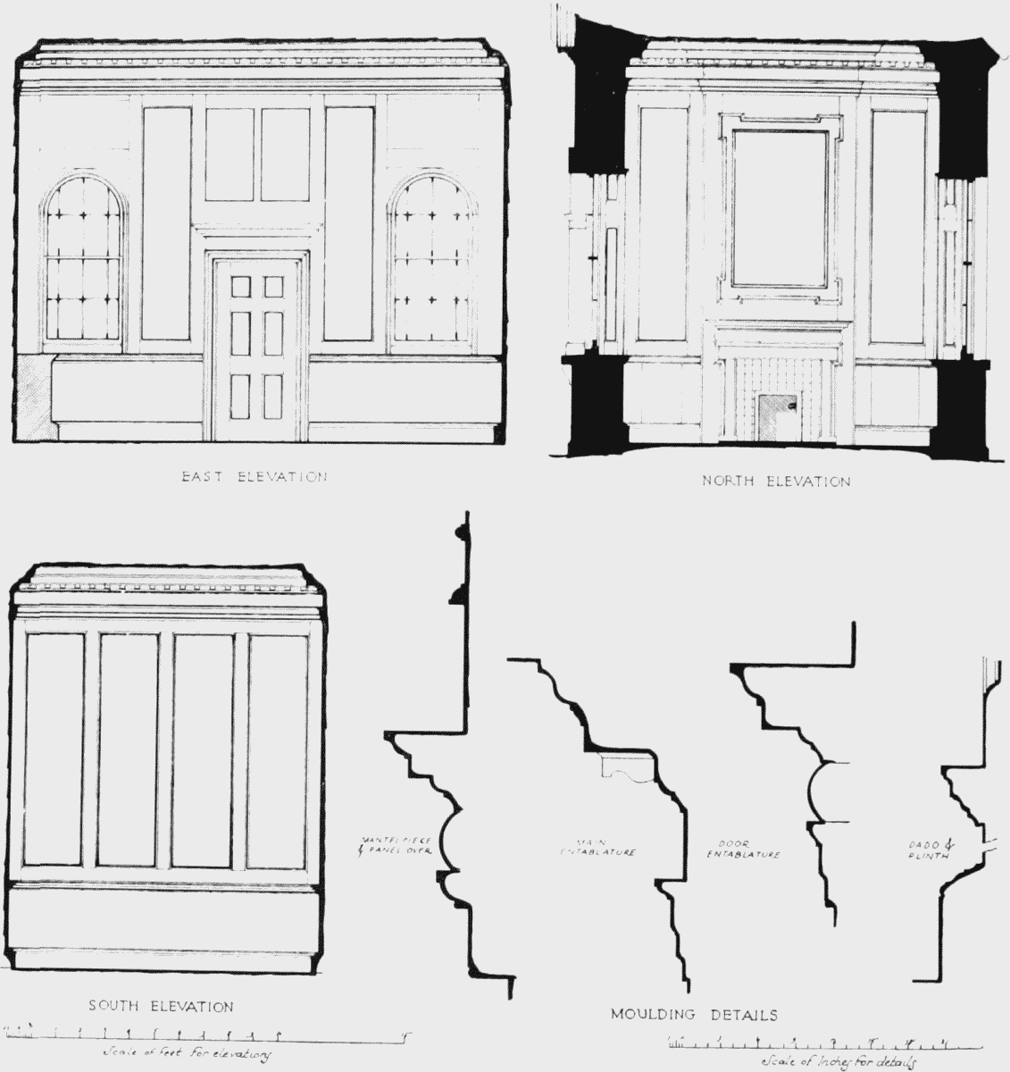 Plate 76: Hopton's Almshouses. Details Of The Trustees' Committee Room 